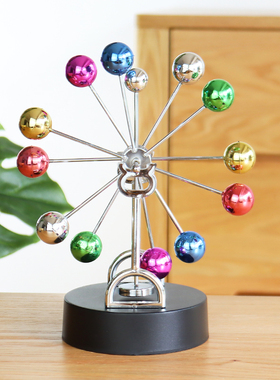 混沌天体轨道牛顿摆磁力永动机仪创意家居客厅办公室桌面装饰摆件