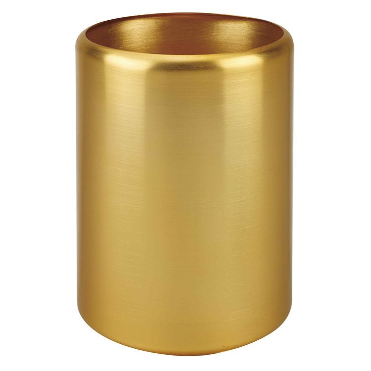 方GPX-3A无盖垃圾桶家用酒店卫生间垃圾筒铝合金圆形房间桶