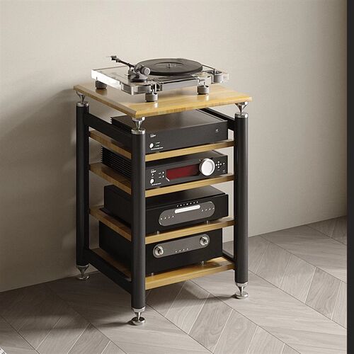 都克HIFI功放机柜音响架功放架音响放置架黑胶唱机架避震音响柜