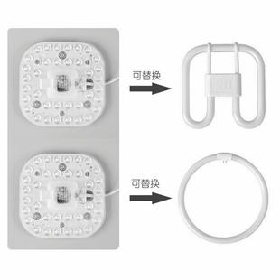 LED超亮吸顶灯灯芯贴片灯光源家用替换2D环形灯管卫生间卧室客厅