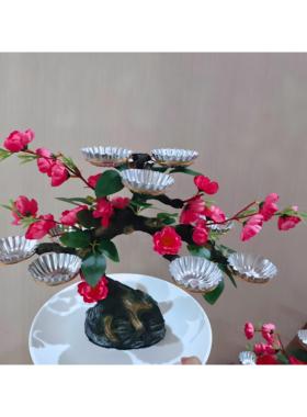 寿桃树架点心台摆件网红创意点缀酒店自助餐具装饰寿宴新中式包邮