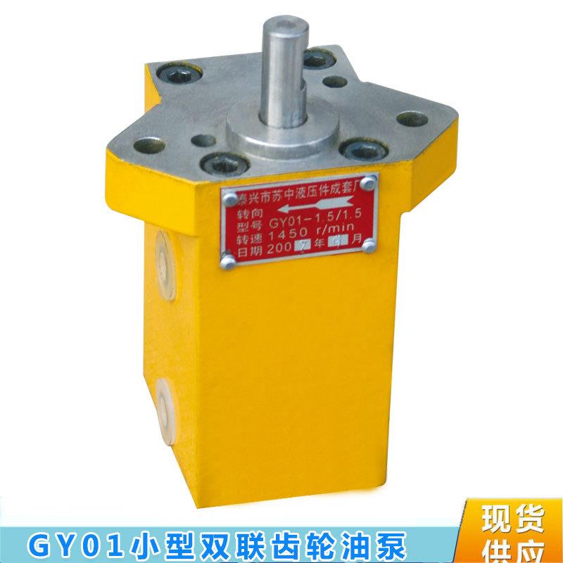 双联齿轮泵GY01-1.5/1.5微型双联齿轮泵