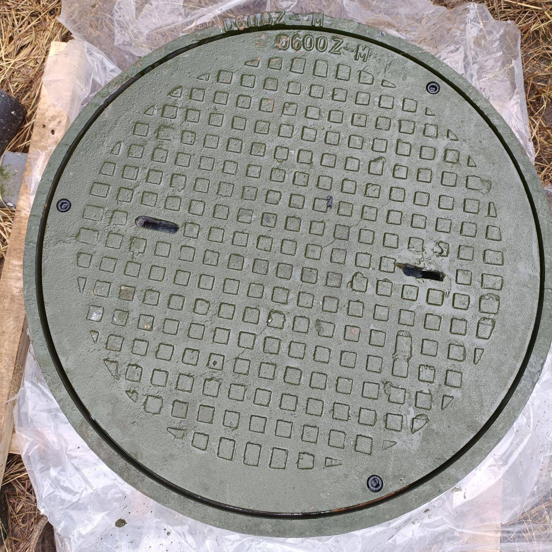 铸钢井盖D600Z-P屏蔽D500Z-M密闭轻型重型现货速发