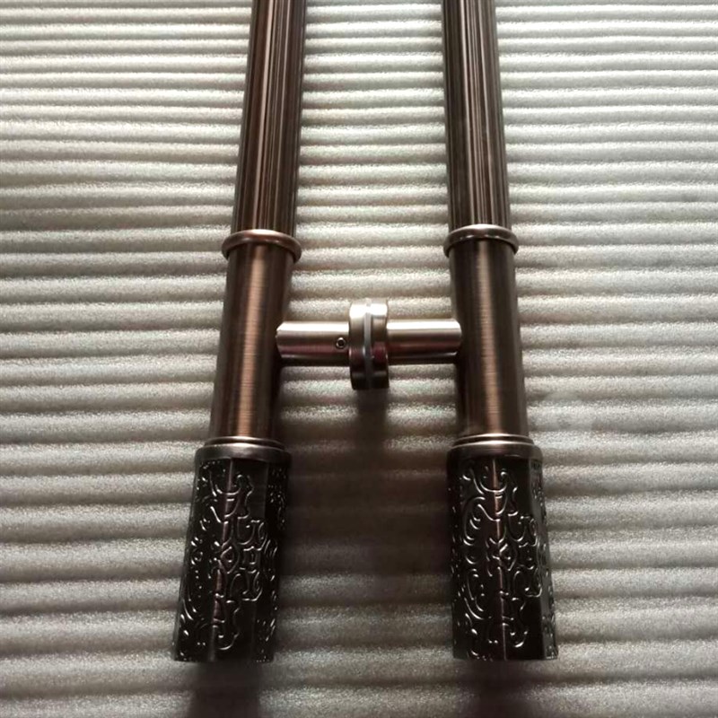 仿古不锈钢大门拉手玻璃门拉手中式有框门大拉手木门拉手把手065