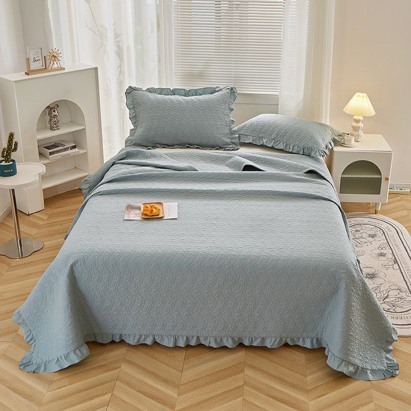 2024新款13372精梳全棉夹棉床盖三件套,床上用品,床盖,淘宝优惠券,粉丝福利购,淘宝优惠卷