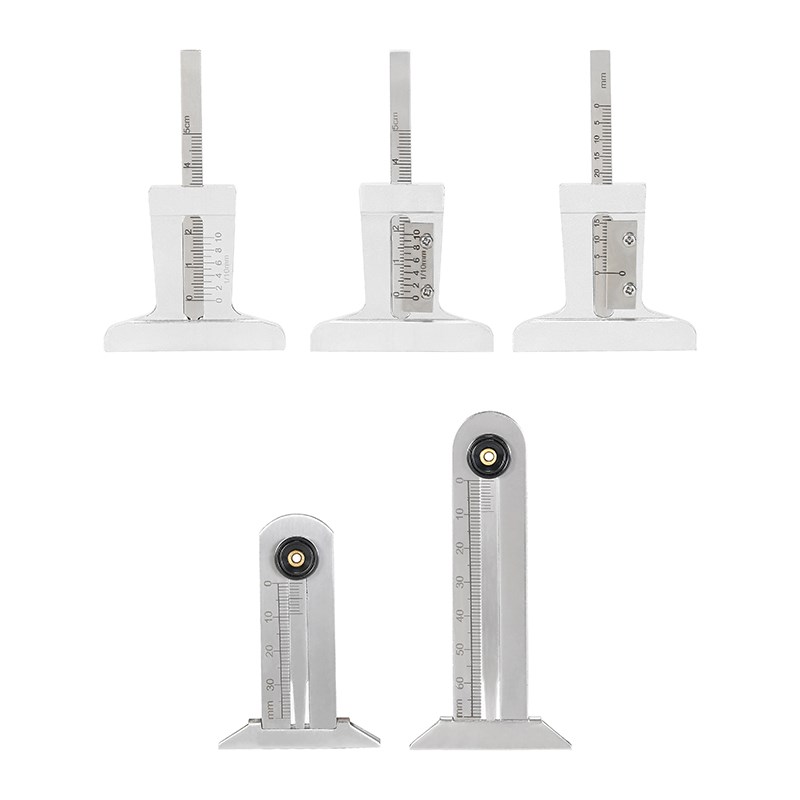 轮胎尺胎纹尺轮胎花纹深度尺轮胎花纹深度游标卡尺0-3R/0-5/0-6cm