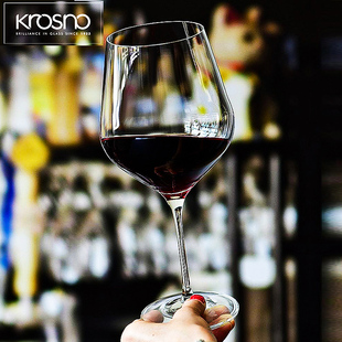波兰进口Krosno水晶玻璃超大号红酒杯家用高脚杯葡萄酒杯子套装