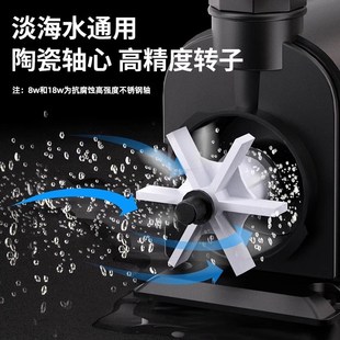彻朗超静音水泵鱼缸潜水泵循环泵底吸泵海水缸小型家用过滤抽水泵
