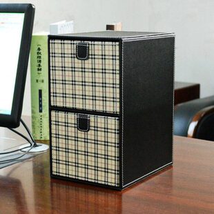 包邮 抽屉式 创意皮革DVD光盘碟片美 整理架储物收纳箱盒CD 尚