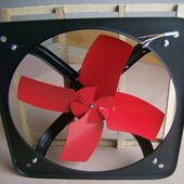 工业排气扇 方形16寸雄CM正帝抽风机 金属正48 边排气扇铁换气扇