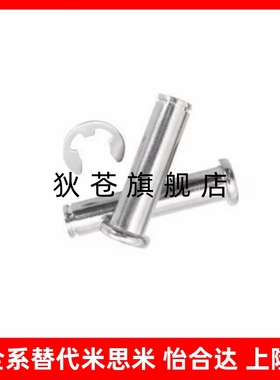 铰链销 带肩扣环固定型SHCCG SHCDG3 4 5 6 8 10 12 平头带槽销轴