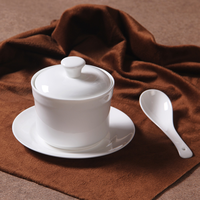 骨瓷炖盅汤盅陶瓷带盖补品汤碗炖罐隔水盅小炖盅燕窝汤煲炖汤陶瓷