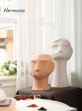 卡迪娅家居人物雕塑陶瓷客厅摆件家居饰品桌面创意乔迁新居样板间