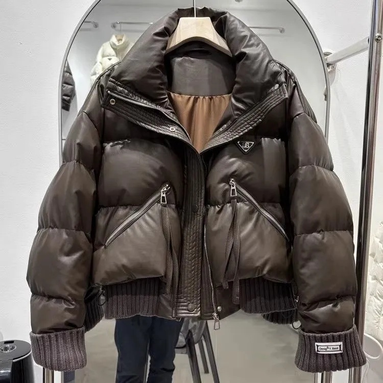 欧货美拉德羽绒棉服外套女