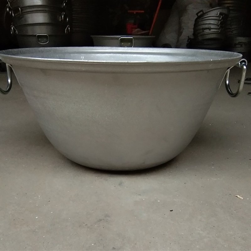 62公分行军锅加厚商用煮肉大铝锅胡辣汤锅牛羊肉汤锅活动把子铝锅