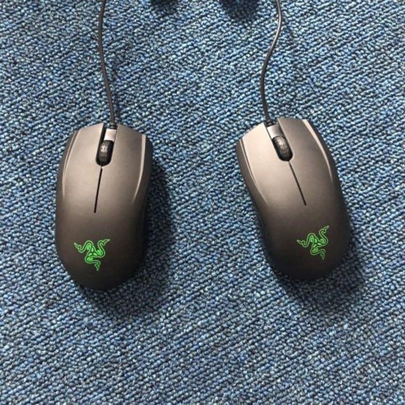 Razer雷蛇 地狱狂蛇2014版/2010版套装 黑/白 无侧键有线游戏鼠标