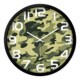 新款 时钟石英钟表墙壁挂表 摩门迷彩挂钟客厅创意卧室静音现代时尚