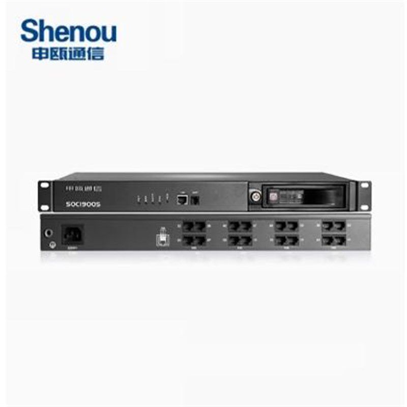 升级款申瓯SOC1900-S电话录音盒设备仪8 16 24 32 40 48 64路1T