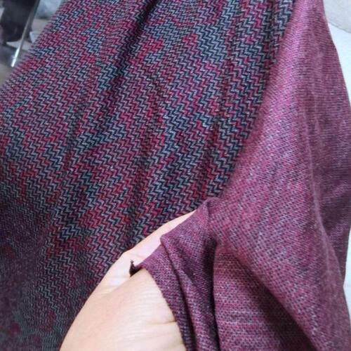 稀有85桑真丝15山羊绒精纺双面针织面料120元/米，每米克重355克