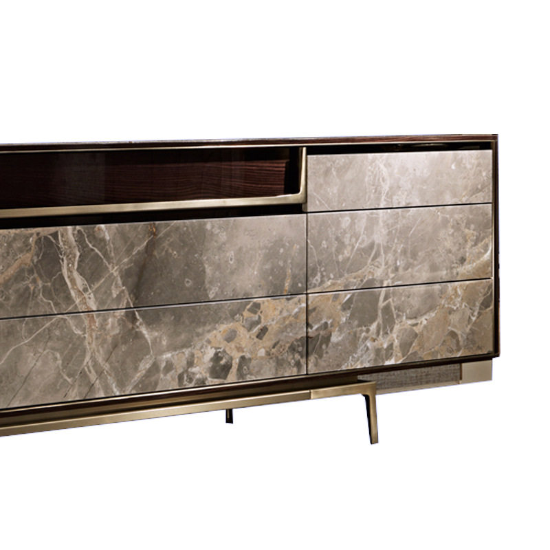 后现代港式轻奢电视柜 Телевизионный шкаф