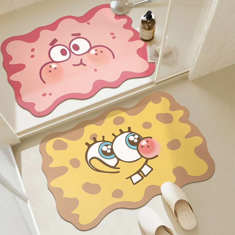 卫生间地垫家用软硅藻泥浴室吸水速干垫厕所门口防滑防摔踩脚地,居家布艺,家用脚垫,淘宝优惠券,粉丝福利购,淘宝优惠卷