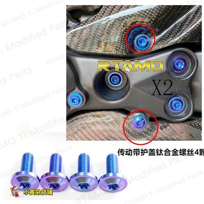 瑞莫 21年老款Tmax560 Tmax530dx全车钛合金螺丝东南亚特色蓝紫