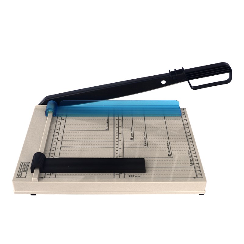 弘文8014手动切纸机 小型办公用a4切纸刀裁纸刀 相片照片纸张裁切