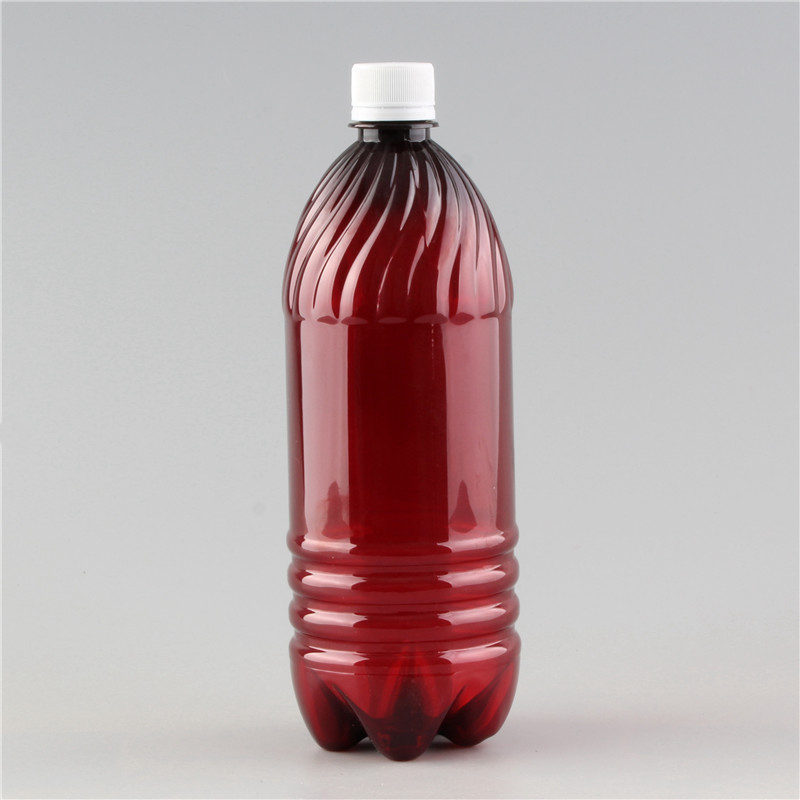 1升啤酒瓶棕色2斤塑料瓶果汁瓶透明啤酒空瓶汽水瓶红酒瓶1L饮料瓶