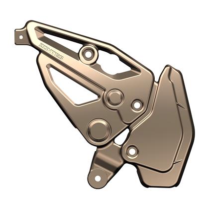 升仕 幽灵250 ZT250R摩托车新款 左右脚蹬支架 搁脚架 铝三角配件