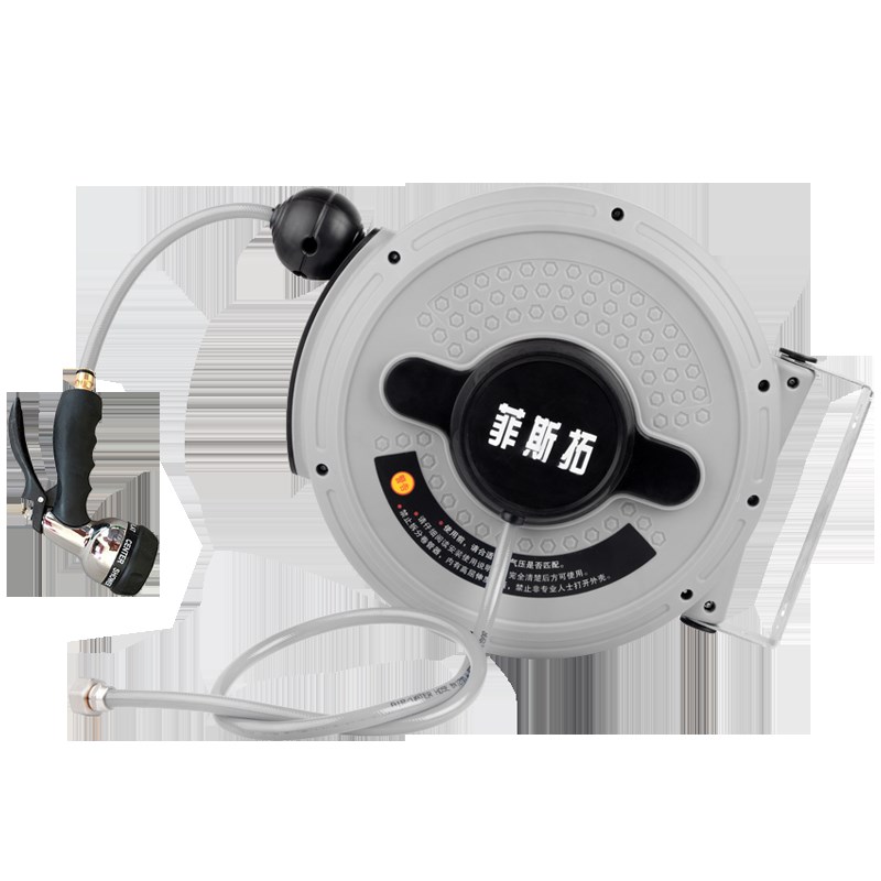 菲斯拓气鼓自动伸缩汽修水鼓卷管器电鼓卷线器伸缩气管电缆收线器