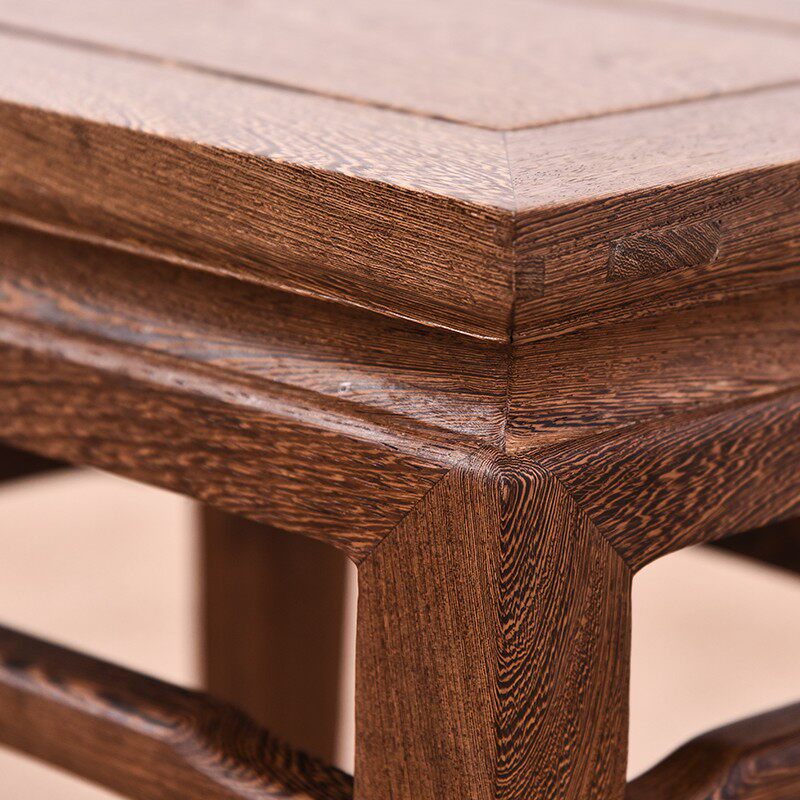 鸡翅木方凳 实木矮凳 圆鼓凳长凳板凳中式餐凳红木家具换鞋小凳子