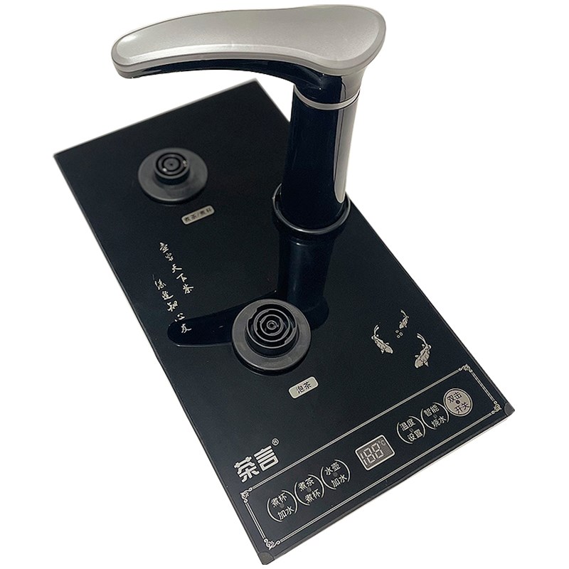 37*20cm茶言瓷有情茶台烧水壶自动上水电热炉茶桌嵌入式泡茶专用