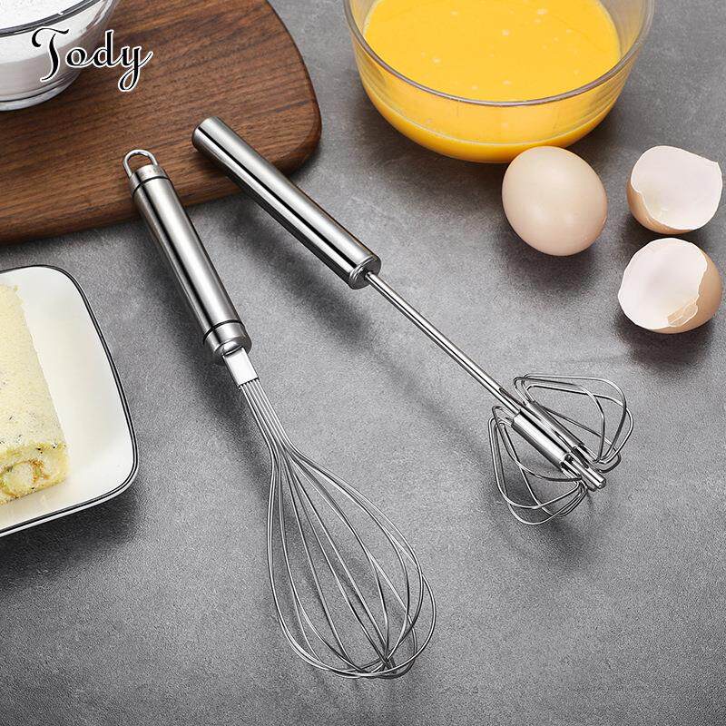 厨房创意304不锈钢打蛋器手动 半自动打蛋器家用搅蛋器鸡蛋搅拌器