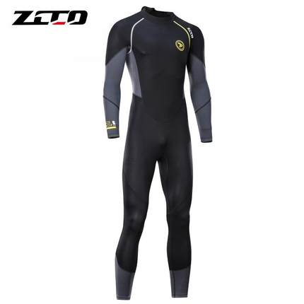 ZCCO 新款1.5mm潜水服男连体冲浪衣防晒冬泳保暖浮潜服游泳水母衣