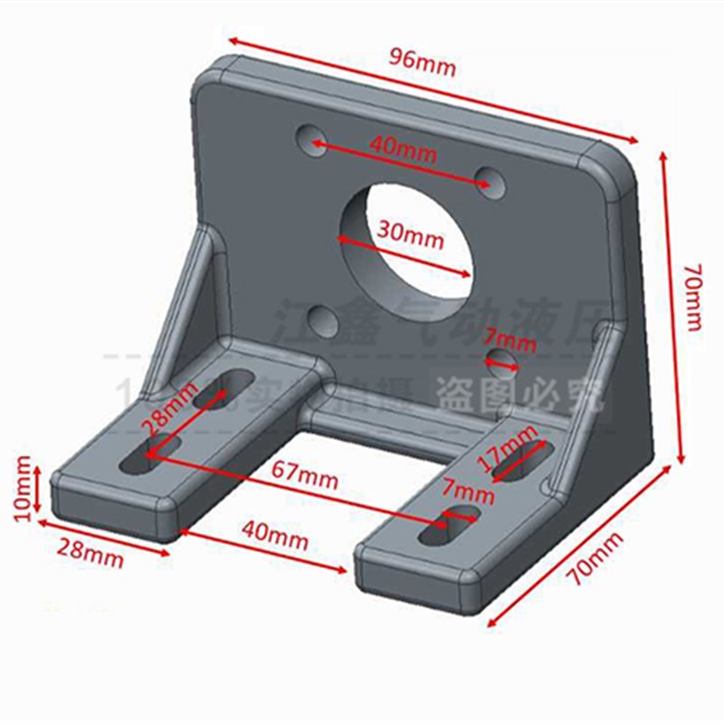 雕刻机自动上下料定位气缸开料机气缸雕刻机配件CQ2B/SDA40-30