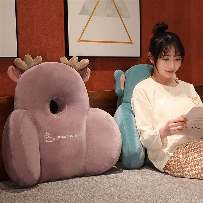 床头软包大靠背沙发靠垫宿舍枕头床上看书床靠护腰垫靠枕抱枕腰枕