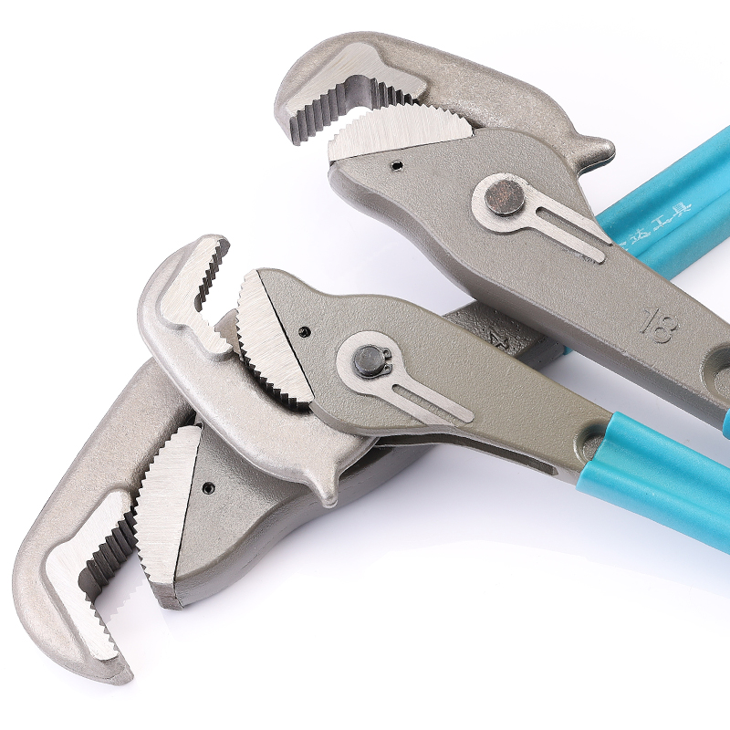 管钳子家用小管钳多用快速水暖两用扳手大号多功能喉钳18寸管子钳