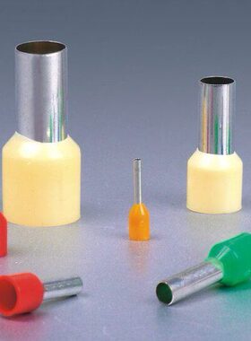 E形预端子型绝缘套管只 紫10头25式 0管  接线端子铜0管冷压端10