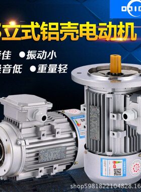 550铝壳电机134三相异步电动机WNMRV减速机马达 7全铜高效SY节能