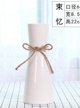 超银适合的花瓶小众高枝花瓶设计感满天星好看柳插花长插花瓶花瓶