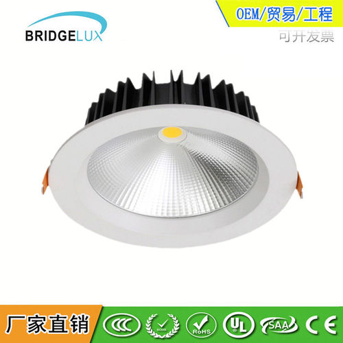 厚料工程led筒灯嵌入式cob筒灯3寸4寸5寸6寸8寸贴片筒灯20w30w40w