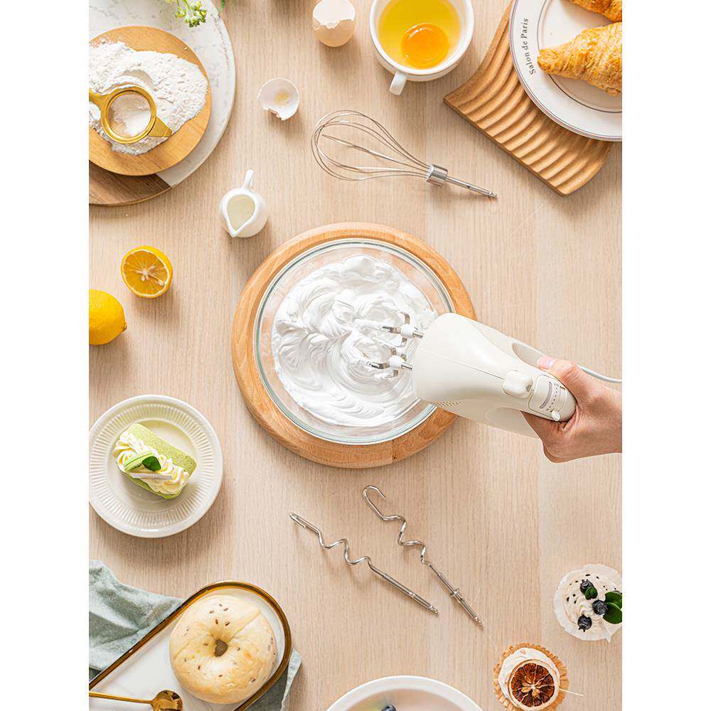华伦打蛋器大功率电动家用烘焙小型自动手持轻音搅拌器奶油打