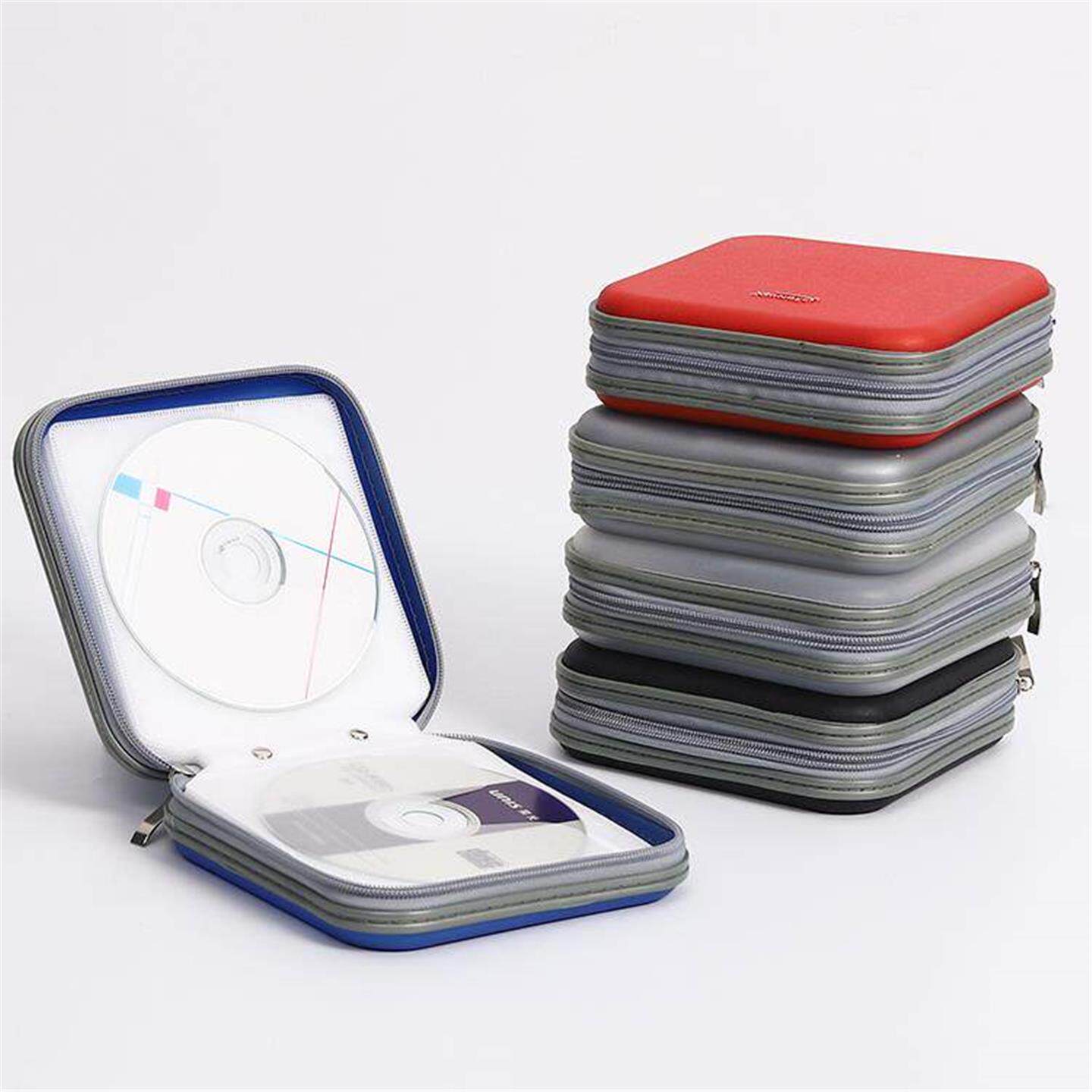 日本精工大容量CD盒家用宝宝光盘收纳包DVD包高档车载碟片包盒