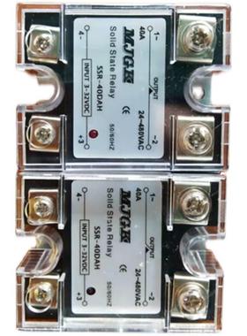 德士敏捷MJGK厂家直销单相固态继电器 SSR-40DA直流控制交流SSR