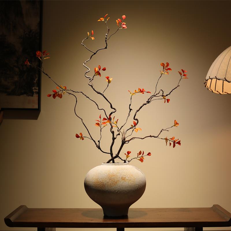 龙枣枝干枝天然枯木干树枝装饰侘寂风花瓶禅意插花客厅干花摆件