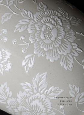 若奈家居 Ralph Laur*n古董藏品《Oriental flowe繁花》手绘花瓶