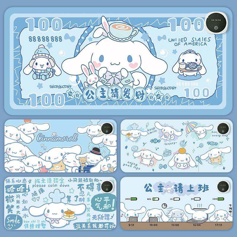 玉桂狗加热发热垫暖桌垫女生办公室电脑桌面加热暖手笔记本鼠标垫