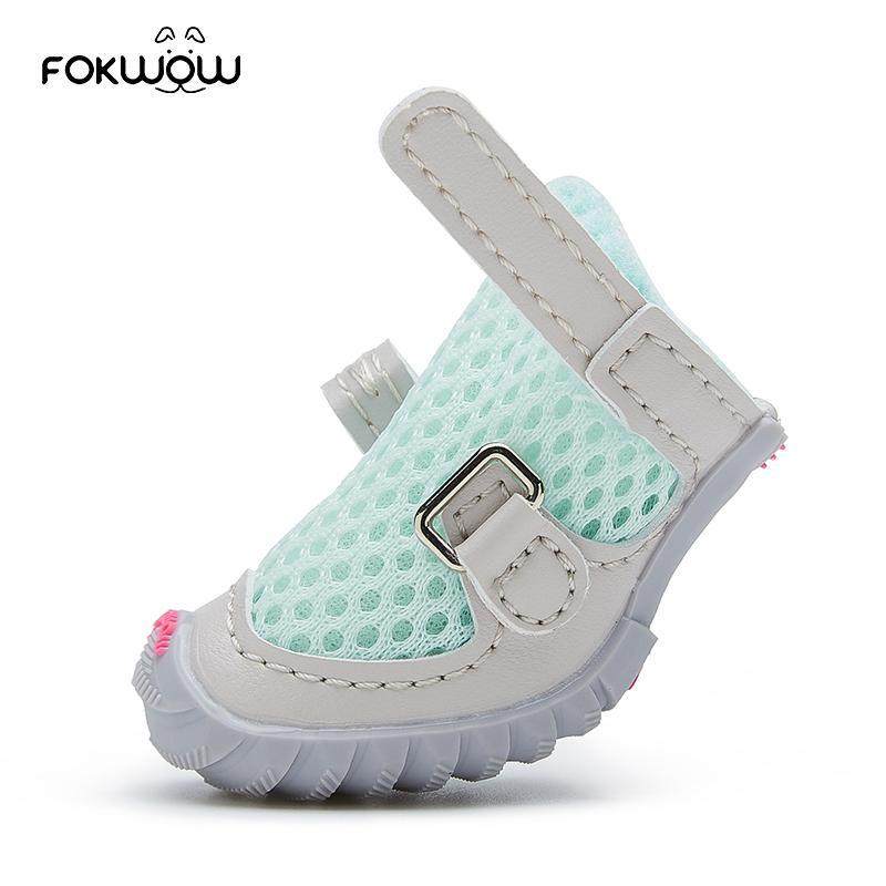 fokwow狗鞋djj狗狗鞋子小型犬泰迪比熊小狗四季福旺宠物软底鞋子