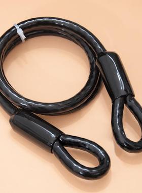 10mm黑色包塑钢丝绳压接定制包胶钢丝绳压制加工钢丝绳锁起重吊装