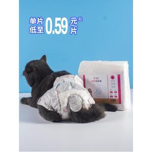 猫咪尿不湿公猫纸尿裤母猫防交配避孕裤姨妈巾生理裤幼猫宠物